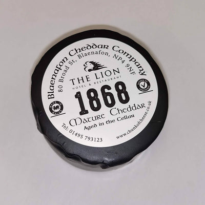 Blaenafon Cheddar Company The Lion 1868 Cheddar Cheese