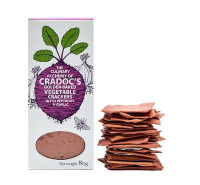 Cradocs Beetroot And Garlic Crackers 80g