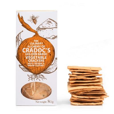 Cradocs Cheddar And Onion Chutney Crackers 80g