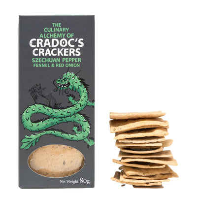Cradocs Szechuan Peppercorn Fennel and Red Onion Crackers