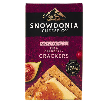 Snowdonia Fig and Cranberry Crackers
