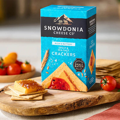Snowdonia Spelt and Sea salt Crackers