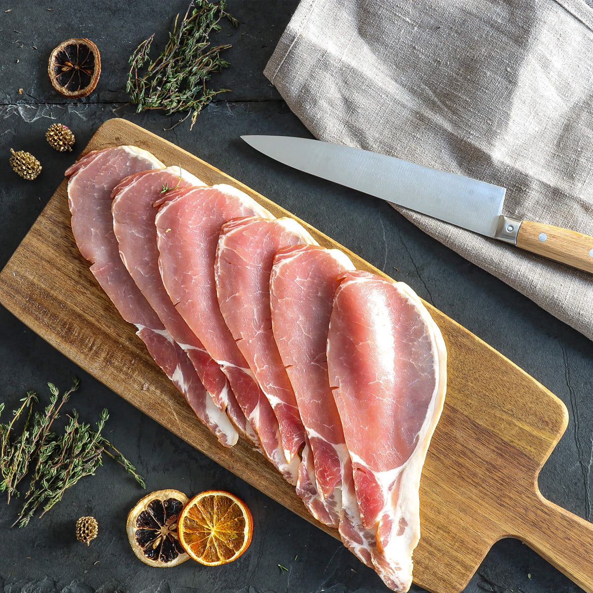 Christmas Dry Cured Back Bacon