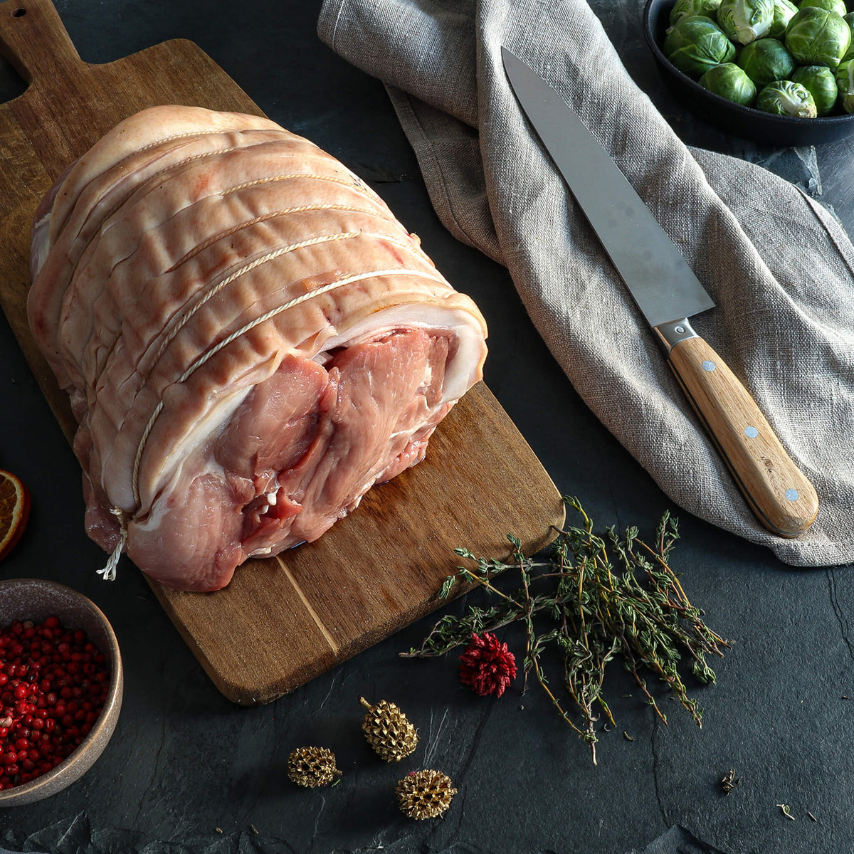 Welsh Christmas Pork Shoulder Joint